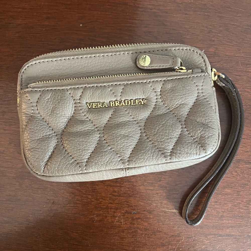 Vera Bradley Quilted Leather Sophie Wristlet